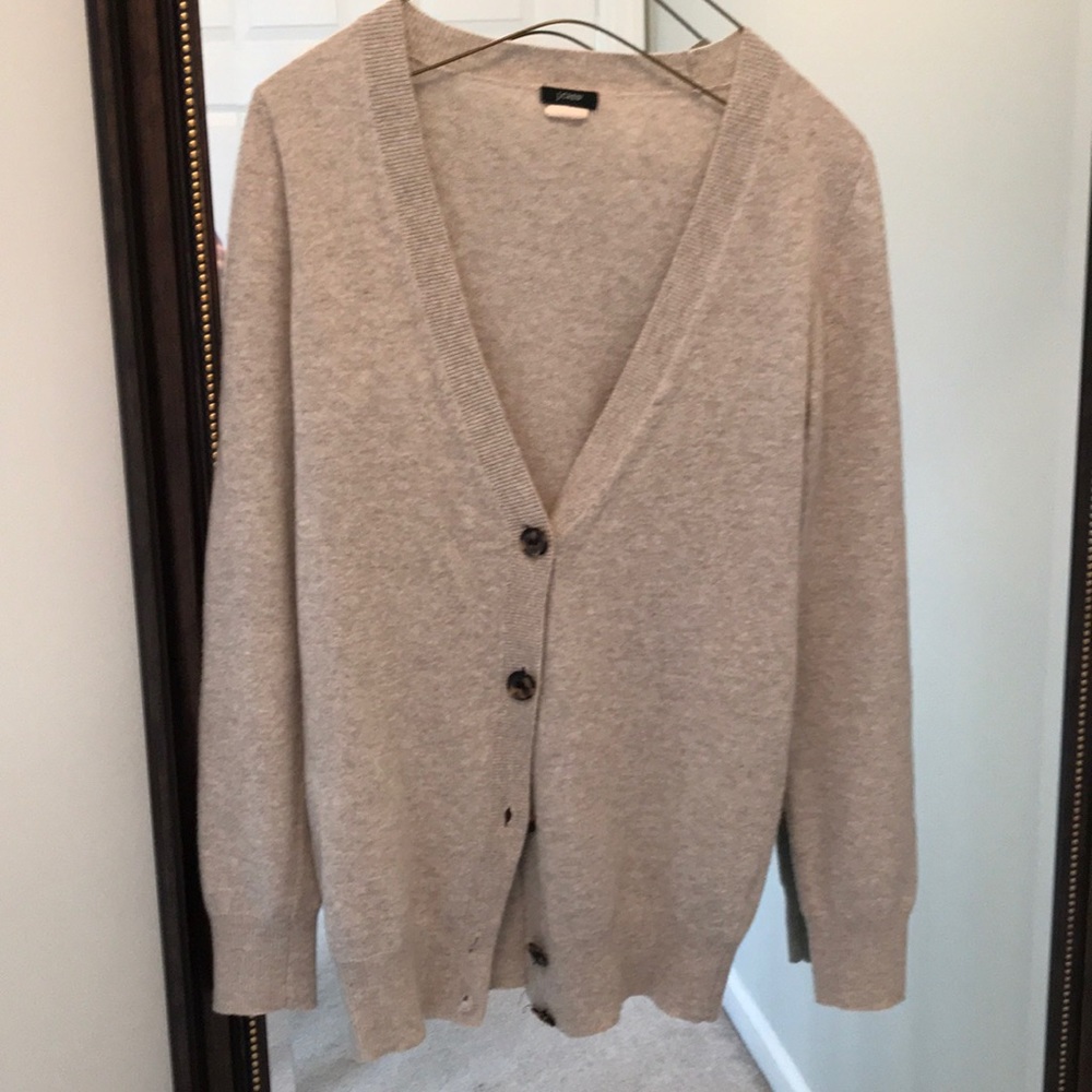 EUC J.Crew boyfriend cardigan